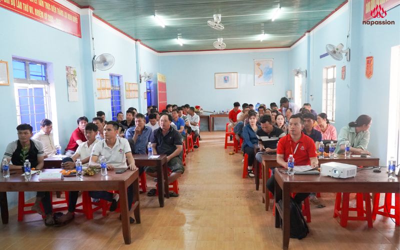 các nông hộ tham gia hội thảo tập huấn