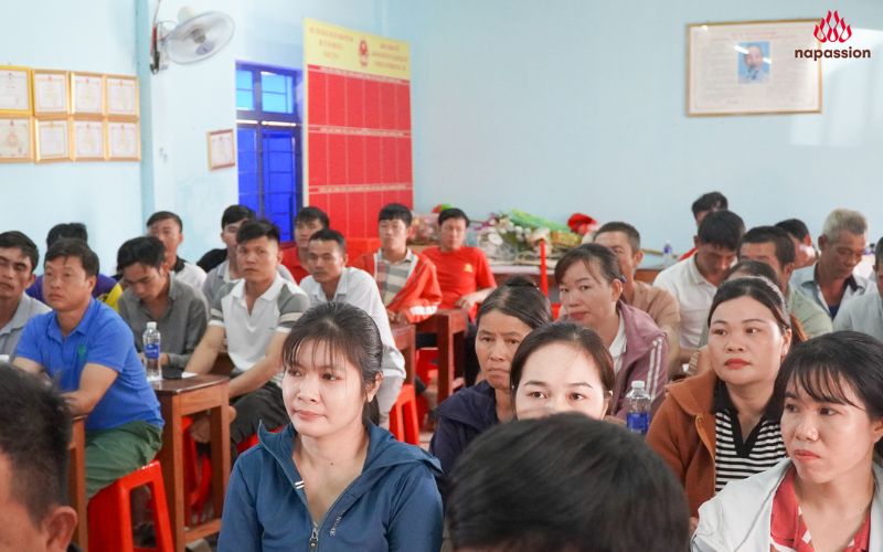 hình ảnh các nông hộ tham gia buổi hội thảo tập huấn