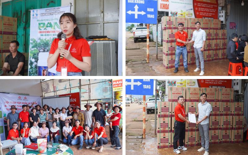 Ký kết hợp tác liên kết phát triển vùng trồng chanh leo nafoods và htx vũ vân